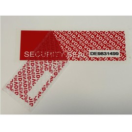 Security Tape Sealing Tape with Serial Number - Security Tape - 1 Roll 48 mm x 50 m - Pack of 330