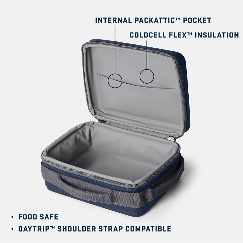 YETI Daytrip 5L Insulated Soft Cooler Lunch Box, Charcoal