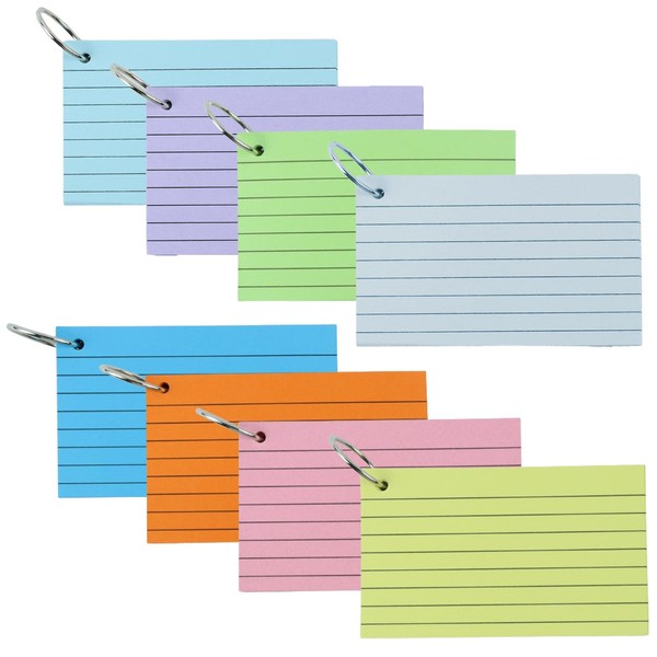 400 Pieces Tarjetas de Indice Rayadas de 3 x 5