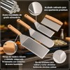 YFTSHK - Espatula Cocina Acero Inoxidable, Espatulas Reposteria Multiusos, 4
