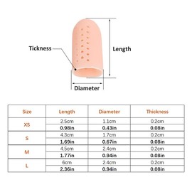 RooRuns Toe Protector White 6 Pairs