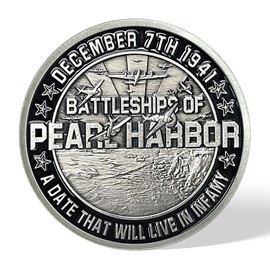 AtSKnSK USS Arizona Remember Pearl Harbor Challenge Coin Memorial Coin