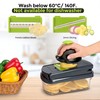 Vegetable Chopper,12-in-1 Multifunctional Food Chopper,Professional Onion Chopper with 7 Blades,Vegetable