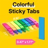 OWLKELA 800pcs Sticky Tabs, 8 Colour Index Tabs, Translucent Tape