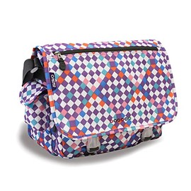 J World New York Terry Messenger Bag, Multi-Checkmate, One Size