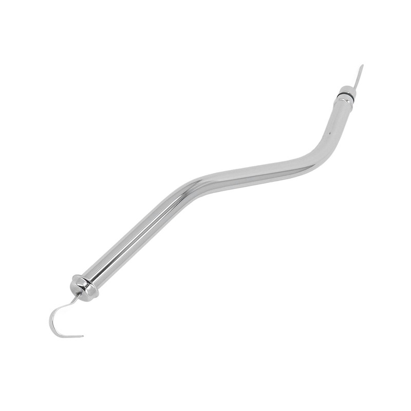 18‑3/4 Inch Silver Chrome Plated Engine Oil Dipstick Tube Stainless