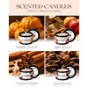 AOOVOO Fall Candle Set - 4 Pack Scented Candles for
