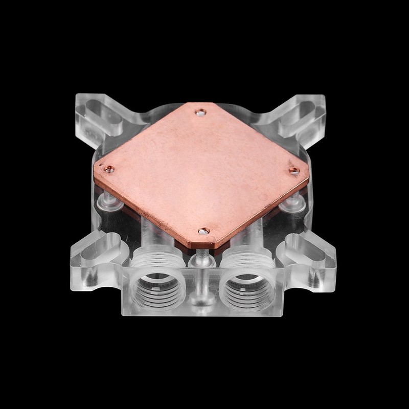 Water Cooling Block,Computer GPU Water Cooler Cooling Block Red Copper