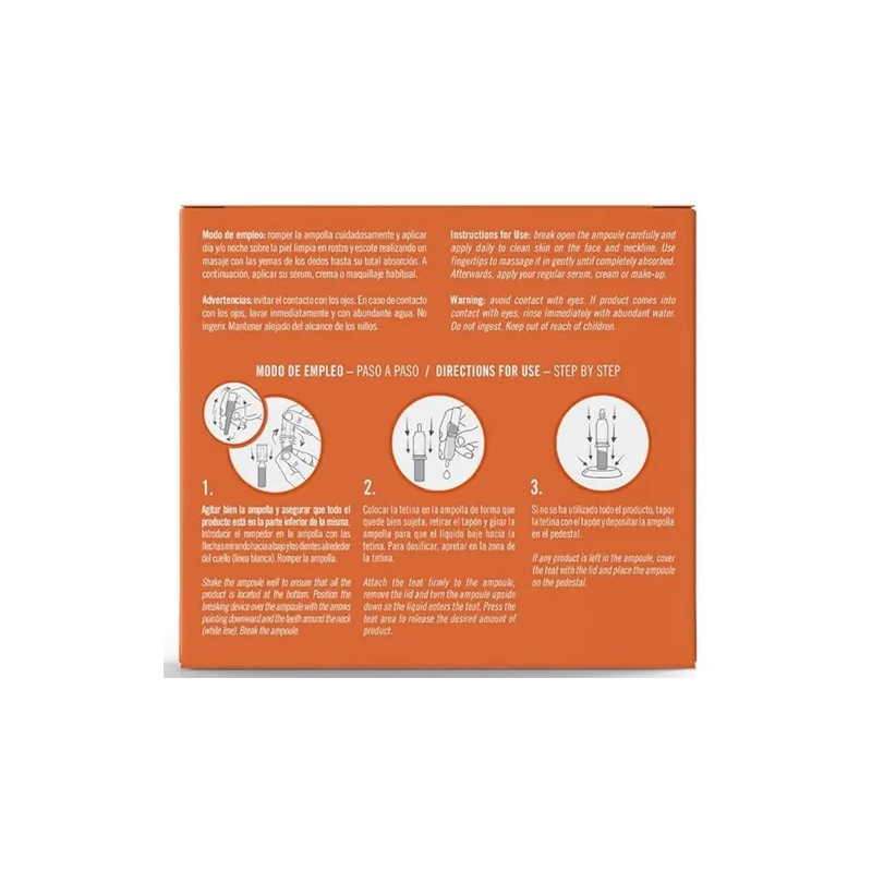 Ampollas Faciales LaCabine Vitamina C 15 para Luminosidad y Manchas