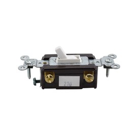 Pass & Seymour Legrand 664-WG Grounding Toggle Switch, 4-Way, 15A, 120V, White