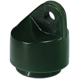 Alberts 655105 Strut Cap Aluminium Green Plastic-Coated for Pipe Diameter 34 mm