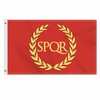 3×5 FT Roman Empire Flag, Large 100D SPQR Outdoor Banner,Canadian