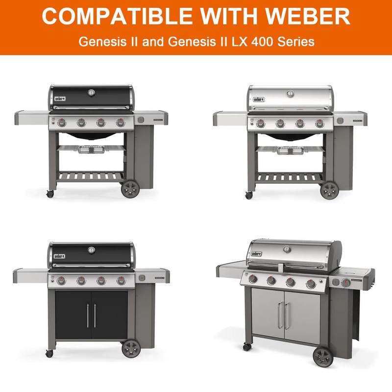 Upgrade Griddle Inserts and Grate for Weber Genesis II 400