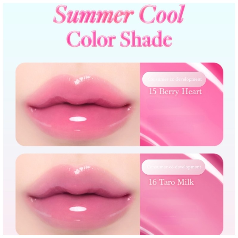 DASIQUE Juicy Dewy Glow Tint 4g*2colors, Color1#$%Color2:13 Mixing Cherry-01 Peach