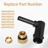 FUSCH 2 PCS Suspension Elbow Air Strut Repair Kits Compatible