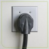 Leviton 2-Gang Flush Mount 2.15 Inch Dia. Device Receptacle, Standard,