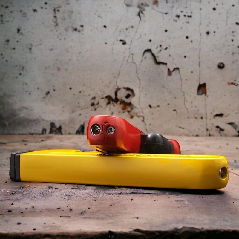 Pipe Wrench Inflatable Lighter, Fun Novelty Windproof Torch Lighter, Refillable