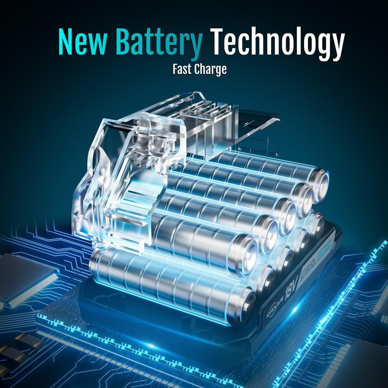 6-Inch Cordless Chainsaw - Lightweight & Efficient for Tree Branch