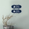 Designer Cowgirls and Cowboys Novelty Restroom Signs, Set of 2