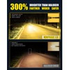 CHOPDARK H1 LED Bulb 3000K Yellow Light Fog Lamps 1:1
