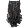 PRETTYSHOP XXL 60 cm Set of 8 Clip-In Extensions Hair
