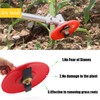 BGTOOL 8 inch Weeder Plate Trimmer Head Weed Eater 25.4mm