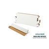 wisaiboxl Triangle Mailing Tubes, 18.25x3x3 inch Shipping Box, 25-Pack