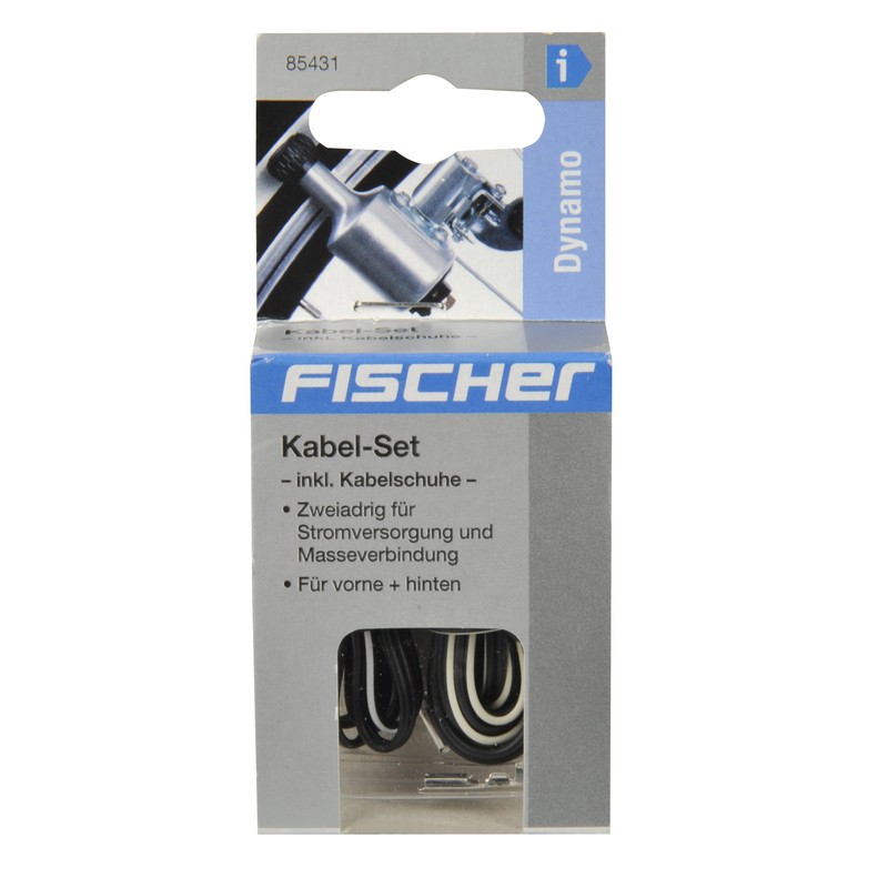 Fischer Cable Set – Black/White, One Size