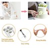 Rotupap 12pcs Cake Dowel Rods - 9.5inch Plastic Reusable Cake
