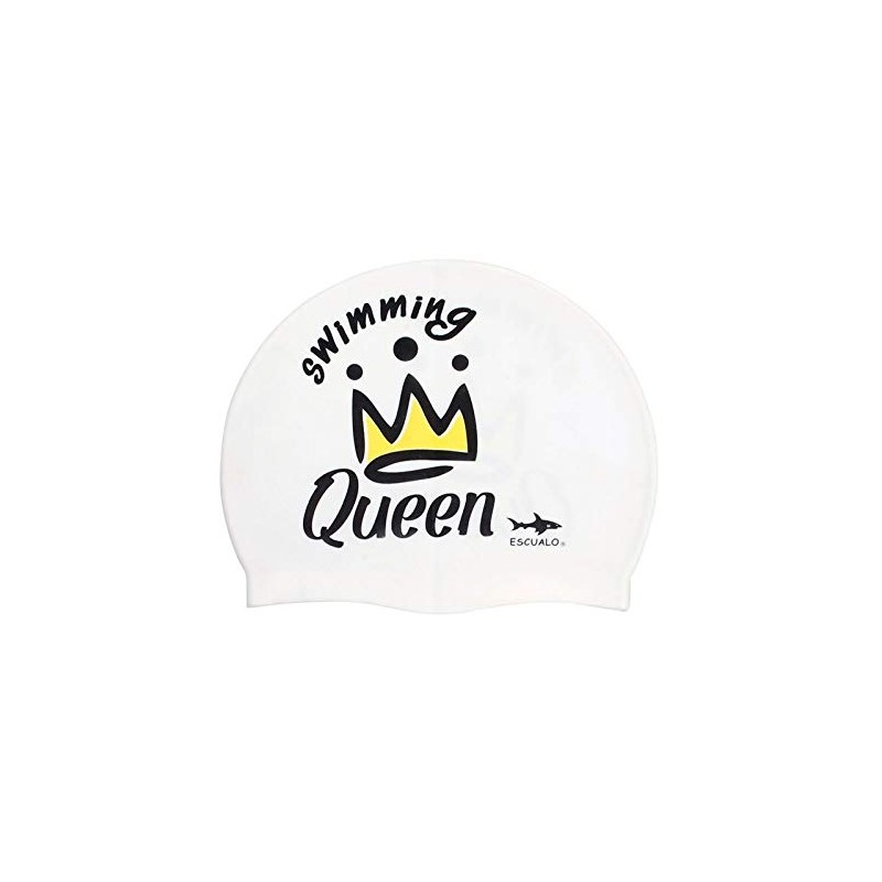 escualo Gorra para Natacion Mujer Adulto Modelo Queen (Silicon) Impermeable,