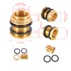 Brass Water Tank Joint, Pack of 2 Tank Feed-Through Water
