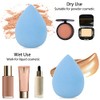 10 piezas de esponja de maquillaje en forma de huevo