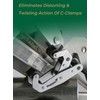 TAKEWAY Clamp with T-Handle, Deep Throat Welding and Fabricating, Multi-Purpose