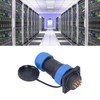 IP68 Waterproof Power Connector Male Female Square 4 Hole Aviation