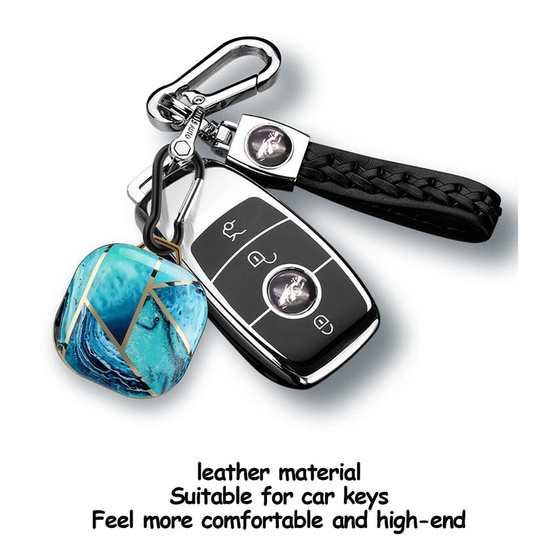 Pack of 2 Leather Car Keychains, Car Keychains, Women's Key