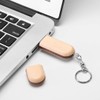 HOZYALE USB Stick Two-Tone Wooden USB 2.0 Flash Drive Data