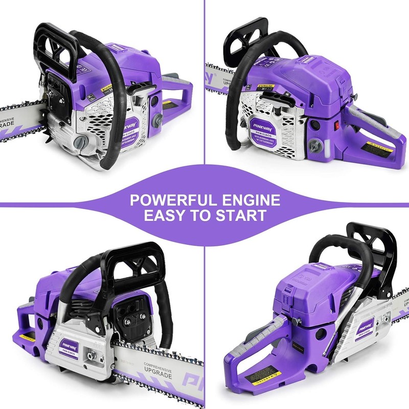2-cycle 63CC Chainsaw Saw Gas Powered 20" Chain Saws Cordless