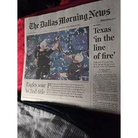 DALLAS MORNING NEWS: SUPER BOWL: PHILADELPHIA EAGLES 40 CHIEFS 22 FEBRUARY 10th