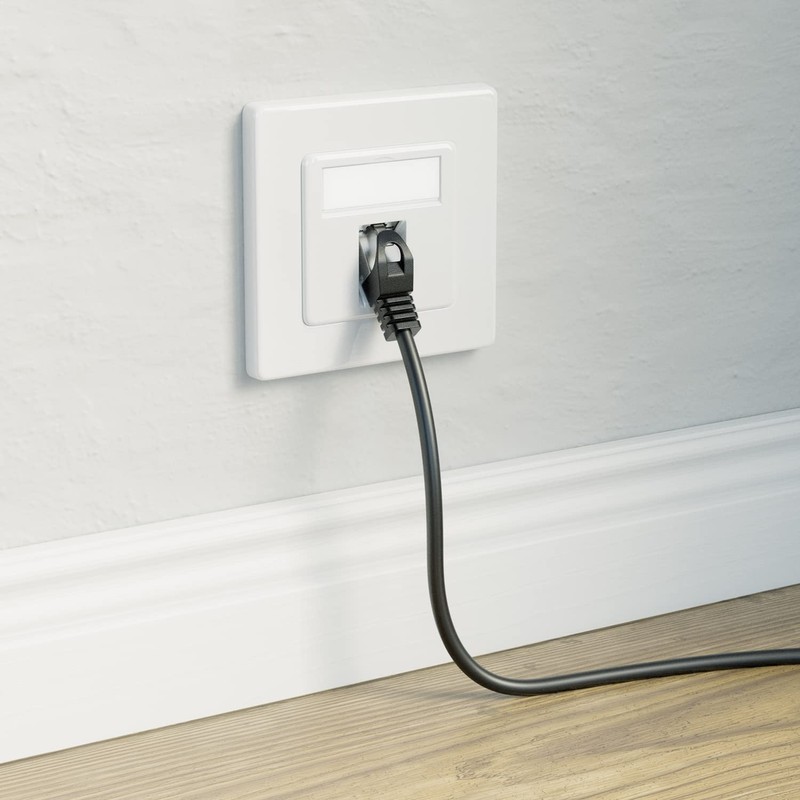deleyCON 4x 1 Port LAN Junction Box Data Socket Flush-Mounted