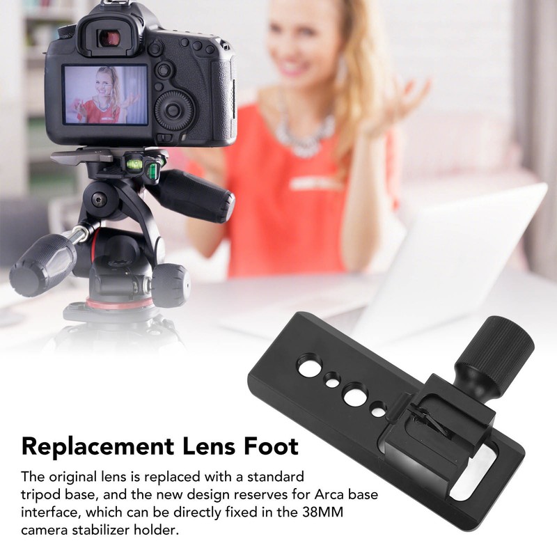 VELEDGE Lens Collar Replacement Foot Aluminum Alloy Tripod Mount Rings