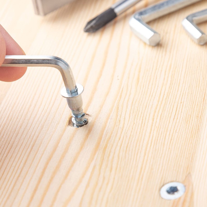 Confirmat Screws Hexagon Socket SW4 7 x 50 mm Countersunk
