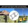 Double Antenna Mast Clamp V Jaw Bracket with U Bolts