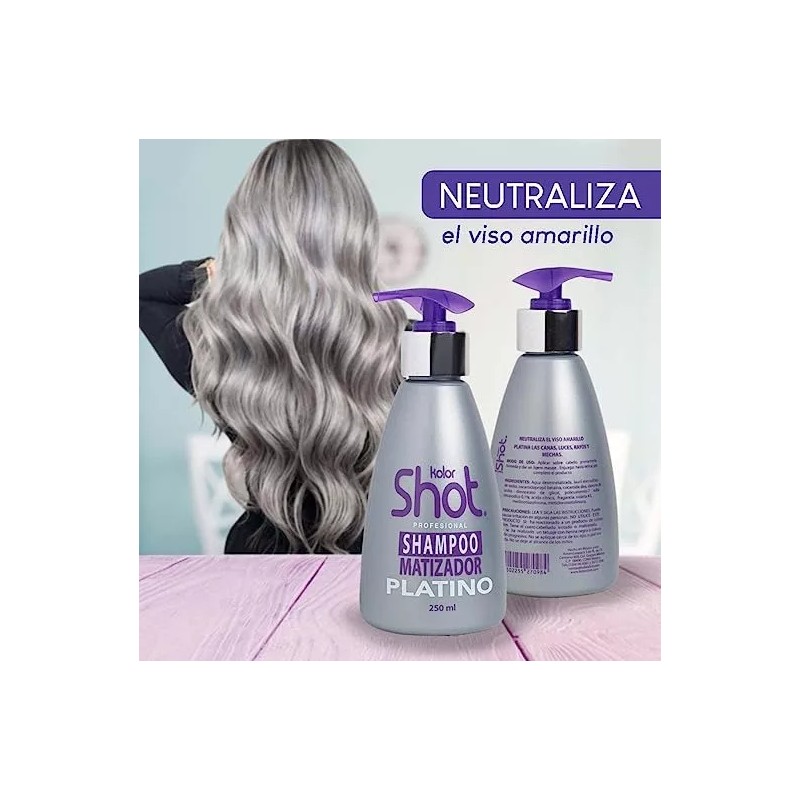 Kolor Shot Profesional Shampoo Kolor Shot Matizador Platino