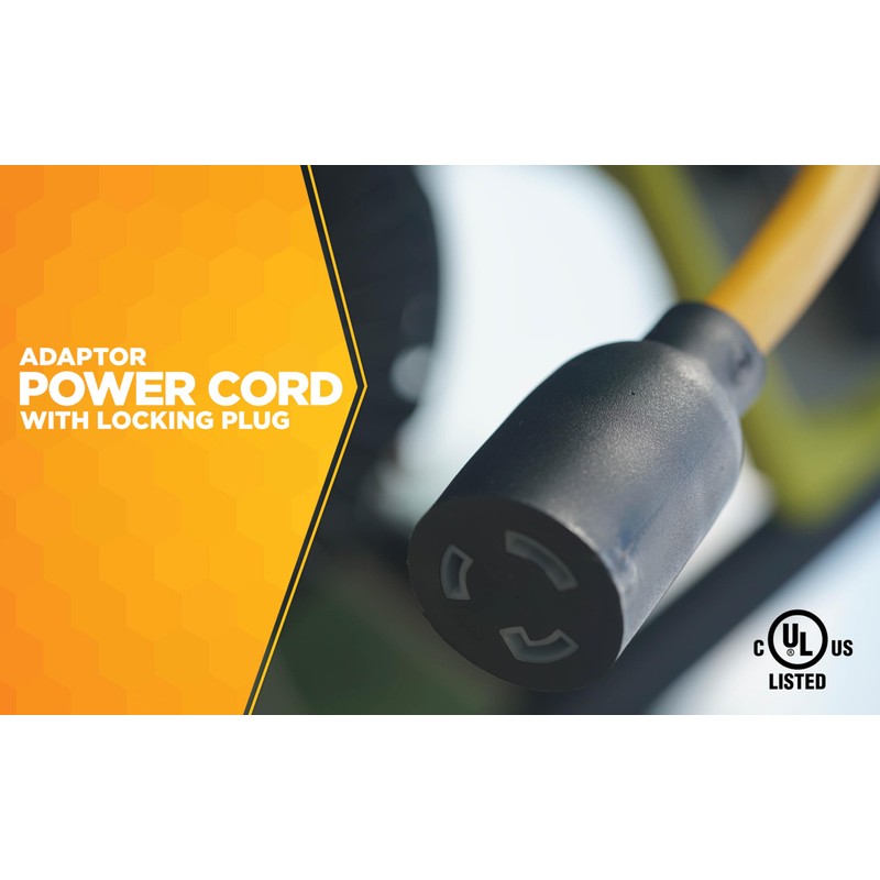 Southwire Generator Adapter Cord - Converts 15A to 20A Receptacle