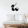Extra Large 460mm 'Cherries with Leaf' Permanent Sticker Decal for