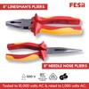 FESA Electrician Insulated Pliers Set - 1000V 5-Piece Professional Electrician