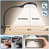 JUOIFIP Lupe mit Licht und Clip- 10X 20X Desktop Lupenlampe