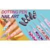 Artdone 35pcs Nail Art Pens brushes,Nail Art Tool Set,Nail Dotting