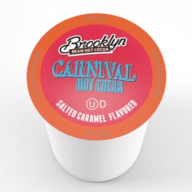 Brooklyn Beans Carnival Chocolate Salted Caramel Hot Cocoa Pods, Compatible with K Cup Brewers Including 2.0, 40 Count