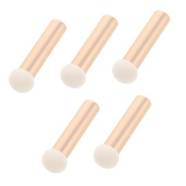 5pcs Portable Concealer Brush for Makeup Application Practical Eye Makeup Tools for Powder and Foundation Sponge Design for Concealing Imperfections and Dark Circles